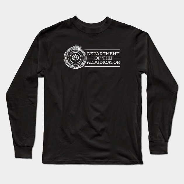 Department of the Adjudicator Long Sleeve T-Shirt by Nazonian
